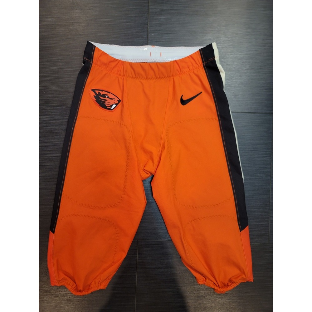 Oregon State Football Pants used in game Orange drawstring size 30 Nike USA